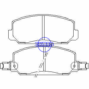 HONDA Accord Brake pad FMSI:7061-D226, F226